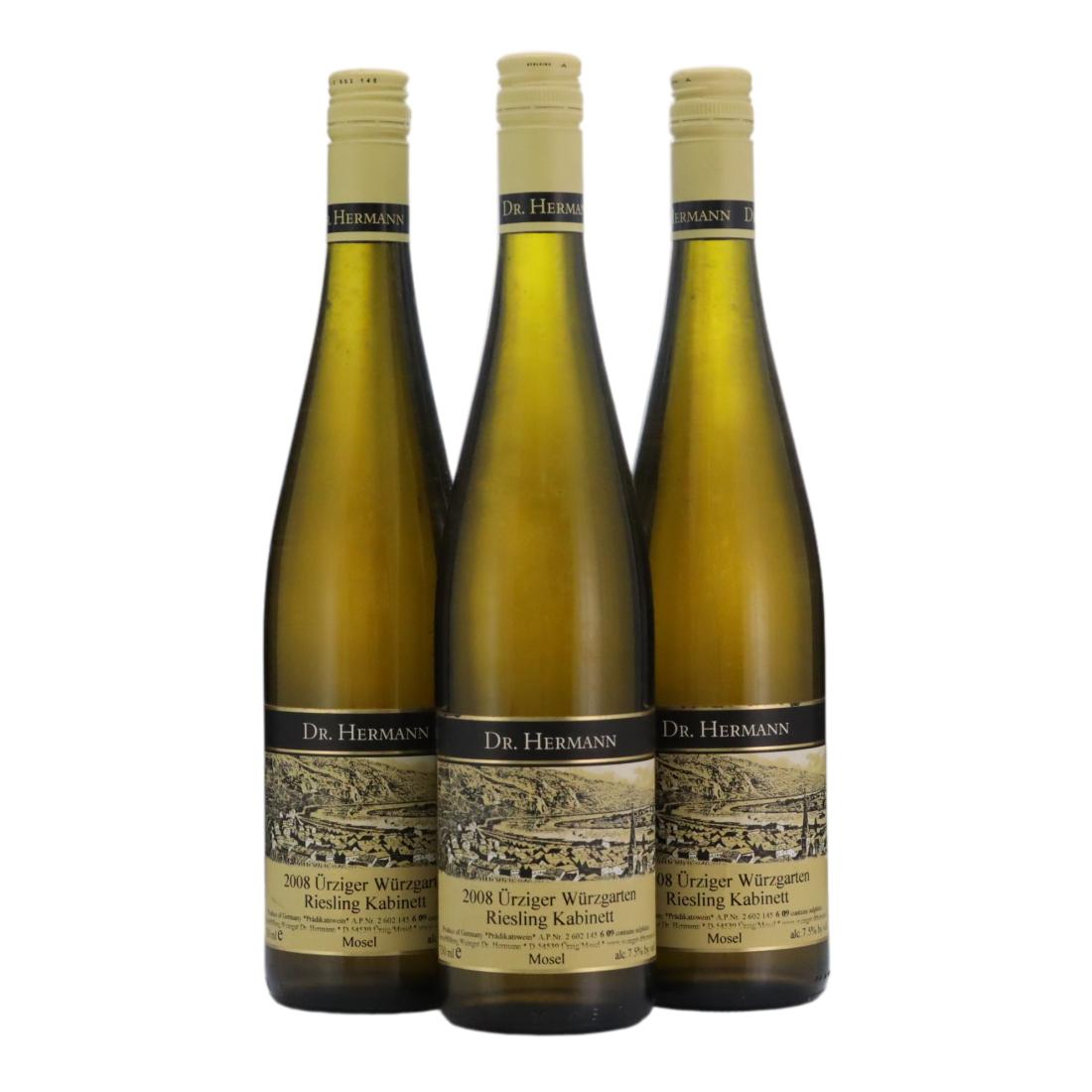 Dr Hermann Urziger Wurzgarten Riesling 2008 x 3