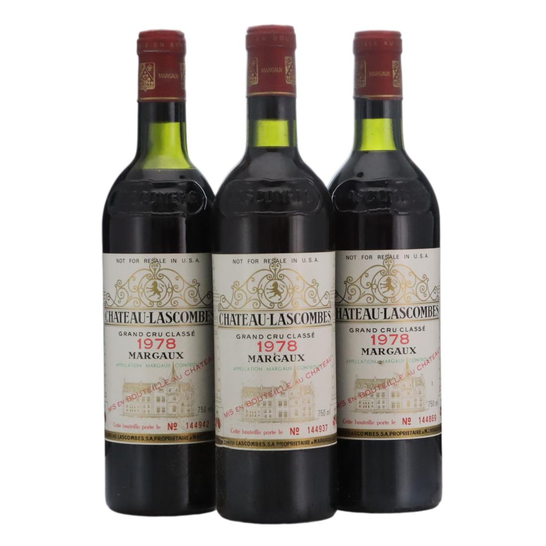 Château Lascombes 1978 x 3