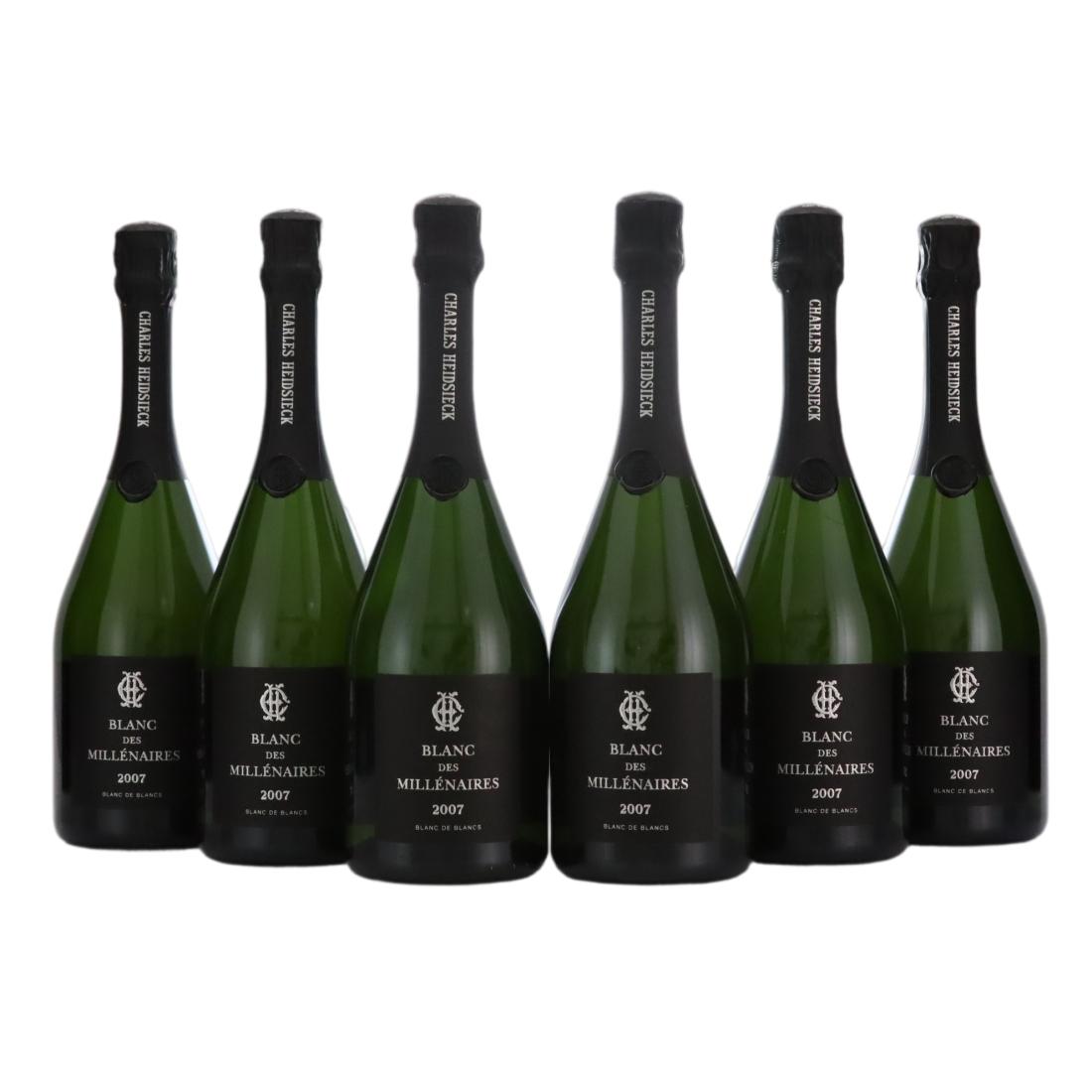 Charles Heidsieck Blanc des Millénaires 2007 Vintage Champagne x 6