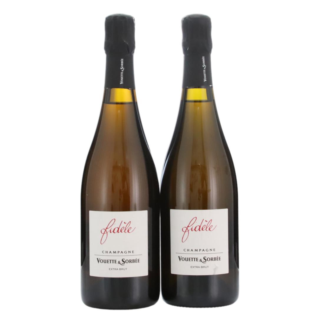 Vouette & Sorbée Fidele Champagne x 2