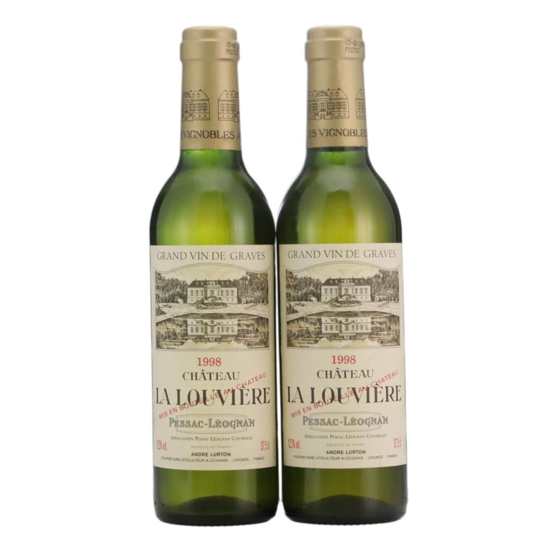 Château la Louvière 1998 Blanc x 2 / half-bottle