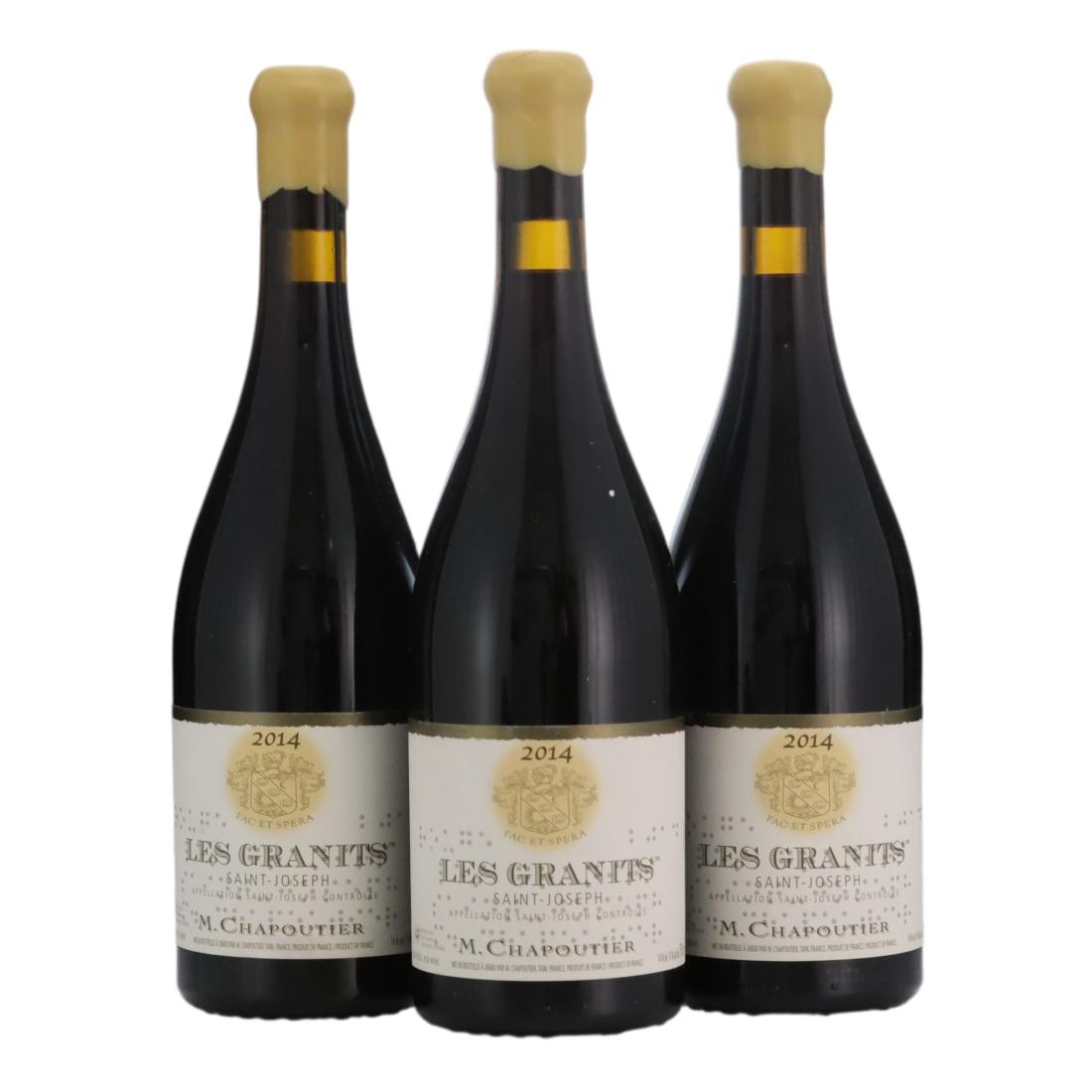 M. Chapoutier Les Granits 2014 x 3