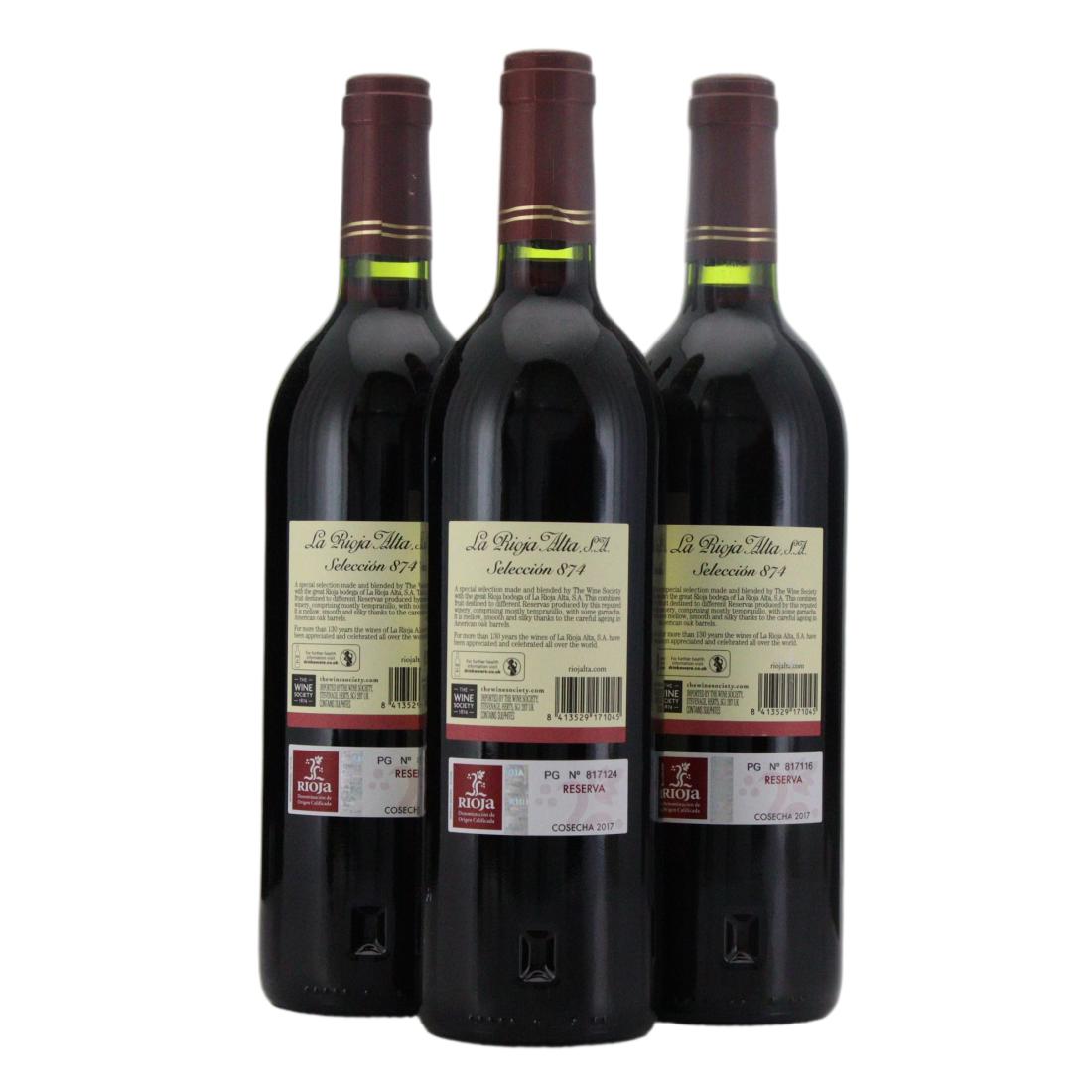 La Rioja Alta Seleccion 874 2017 x 3