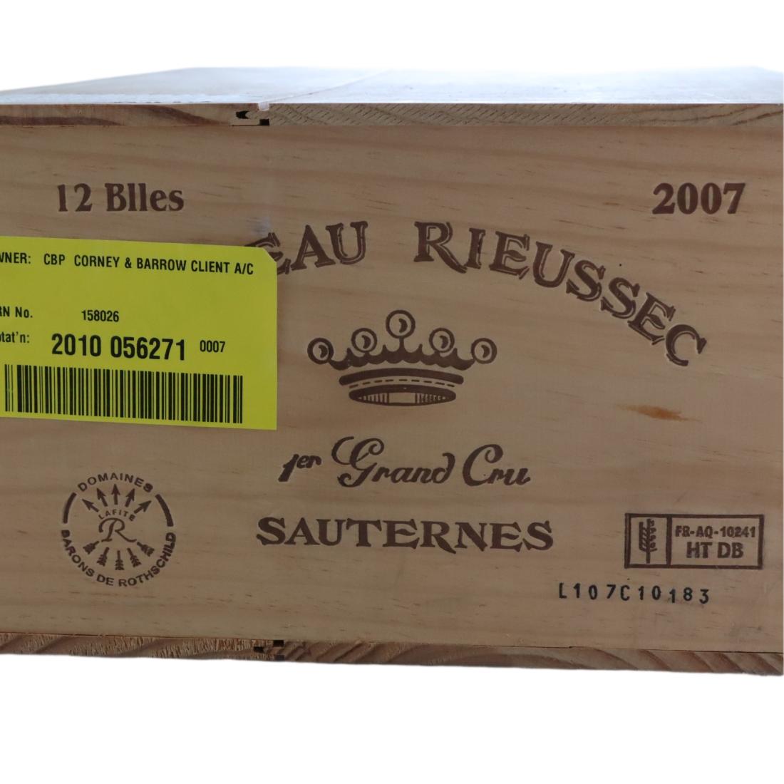 Château Rieussec 2007 x 12