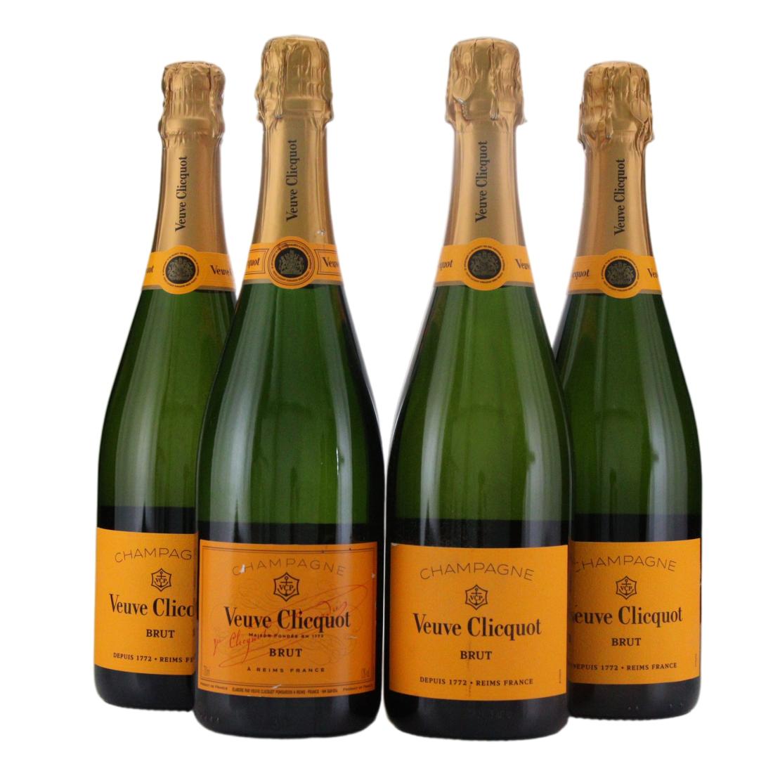 Veuve Clicquot Ponsardin Brut NV Champagne x 4