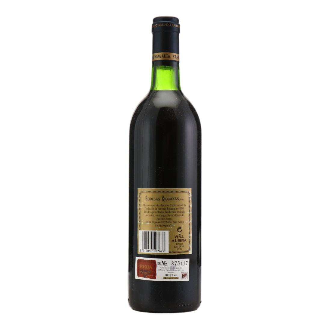 Bodegas Riojanas Viña Albina 1994
