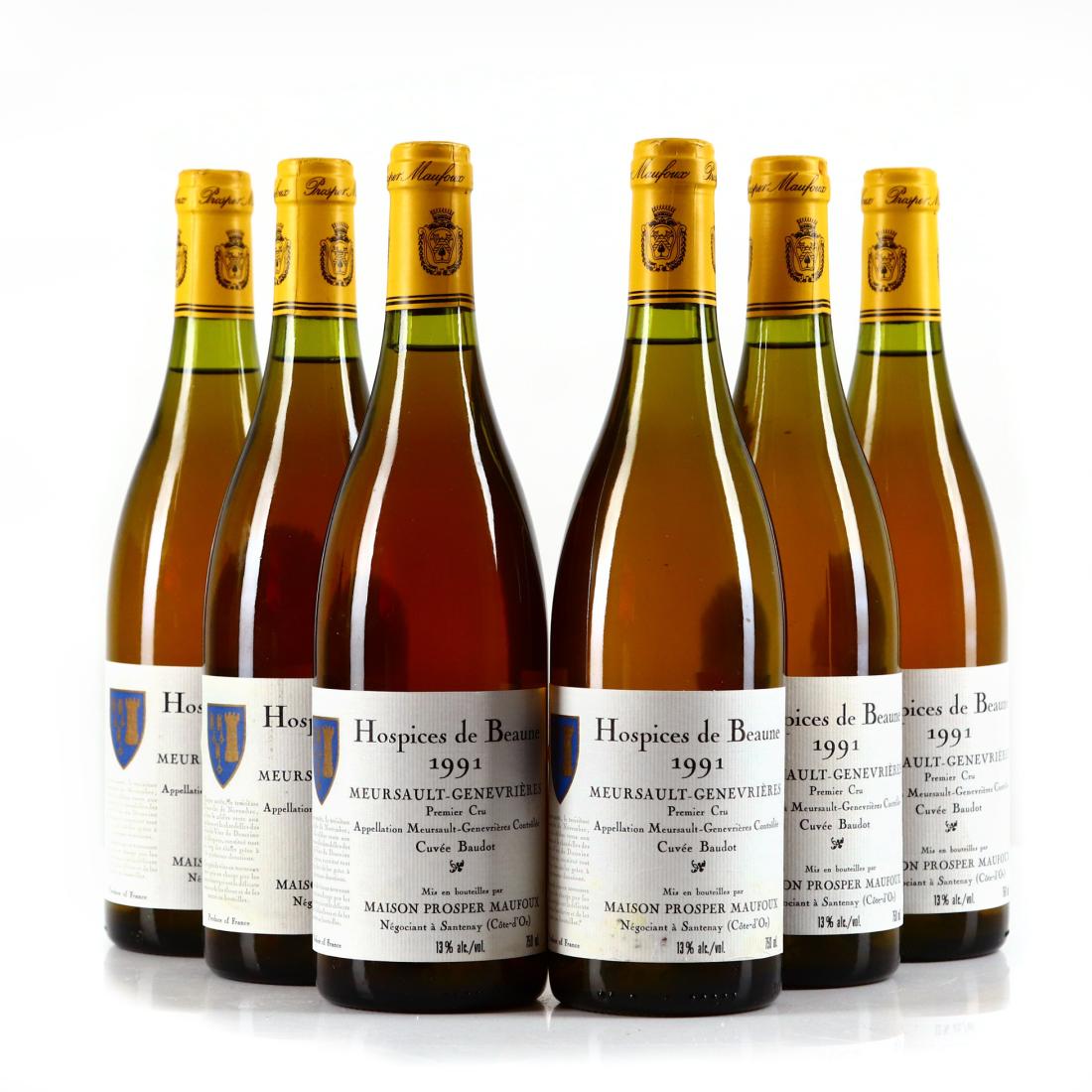 Image for P.Maufoux Cuvee Baudot 1991 Meursault-Genevrieres 1er-Cru