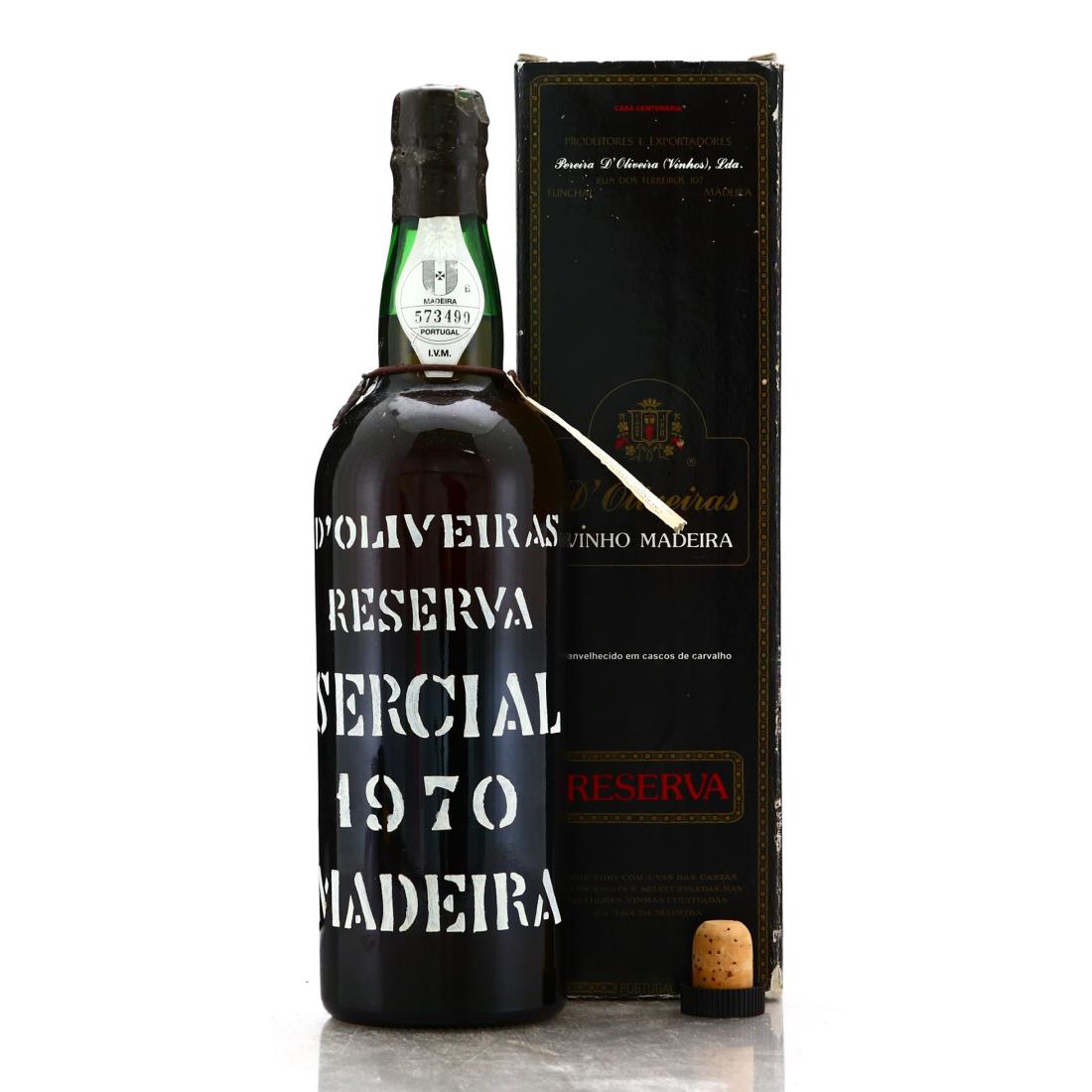 Image for D'Oliveiras Reserva Sercial 1970 Madeira