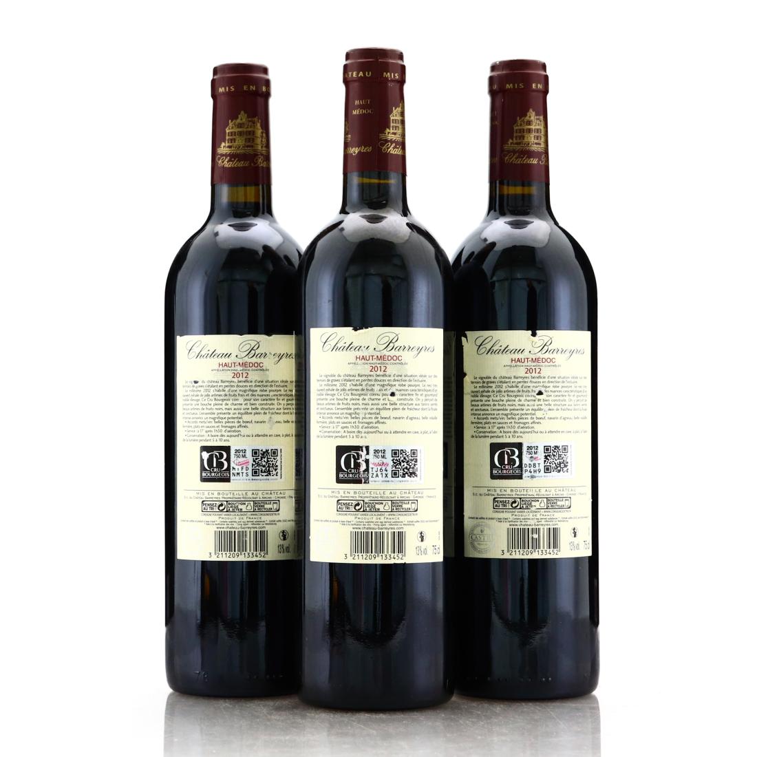 Image for Ch. Barreyres 2012 Haut-Medoc