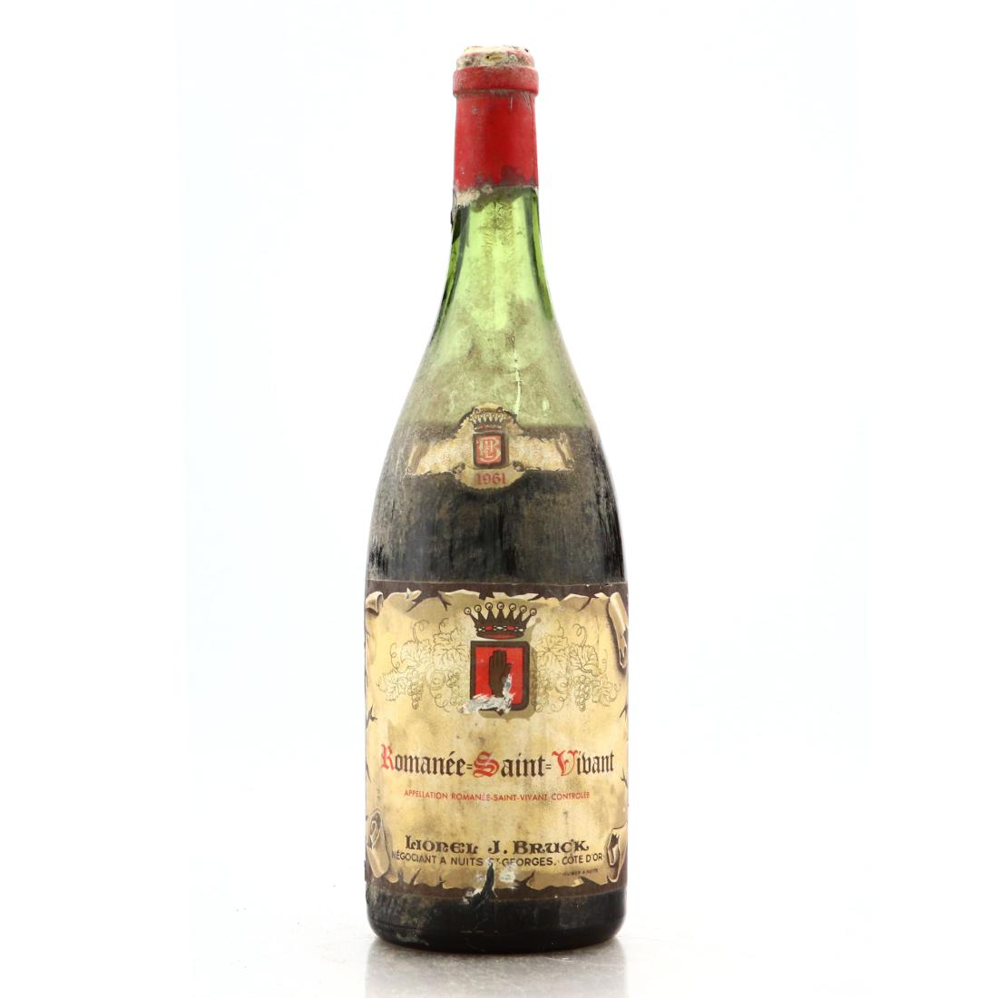 Image for Lionel J.Bruck 1961 Romanee-St-Vivant Grand-Cru