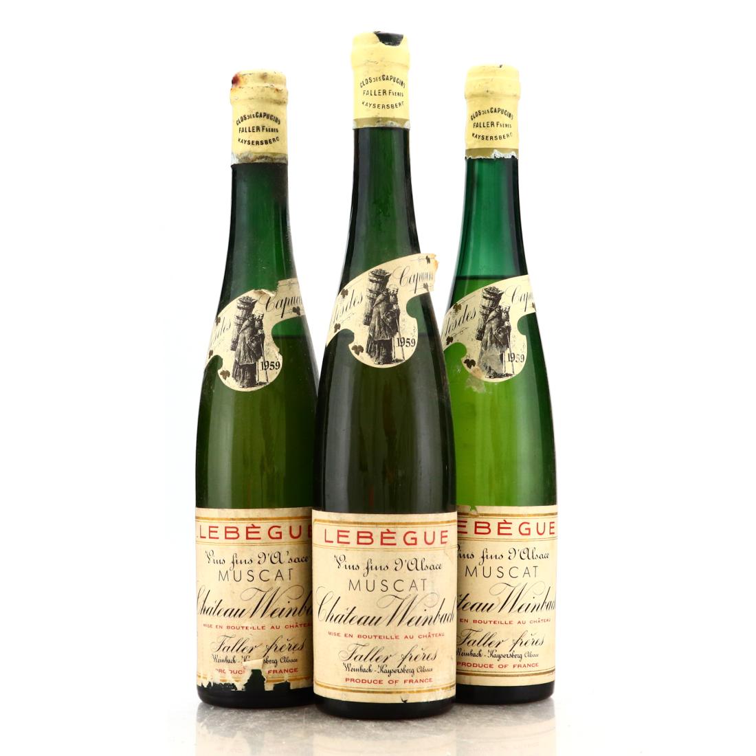 Image for Ch.Weinbach Clos Des Capucins Muscat 1959 Alsace​​​​​​​