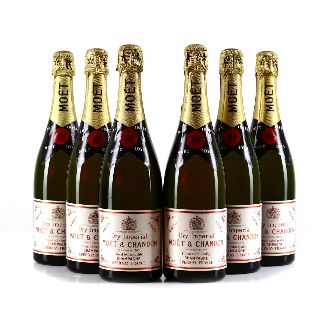 Image for Moet & Chandon Dry Imperial Brut 1970 Vintage Champagne