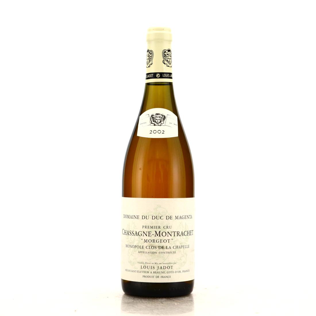Image for L.Jadot Morgeot 2002 Chassagne-Montrachet 1er-Cru