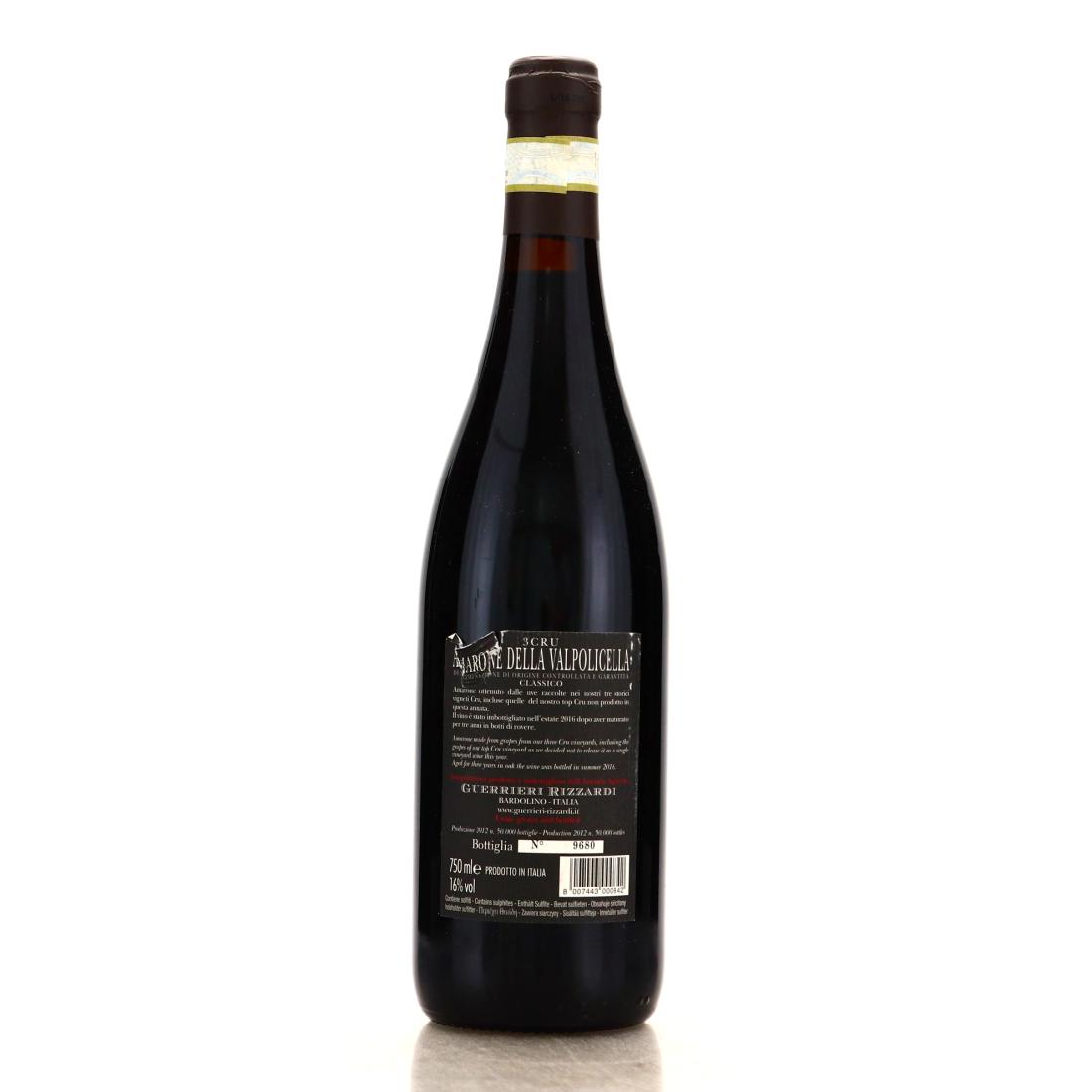 Image for G.Rizzardi 3 Cru 2012 Amarone Classico