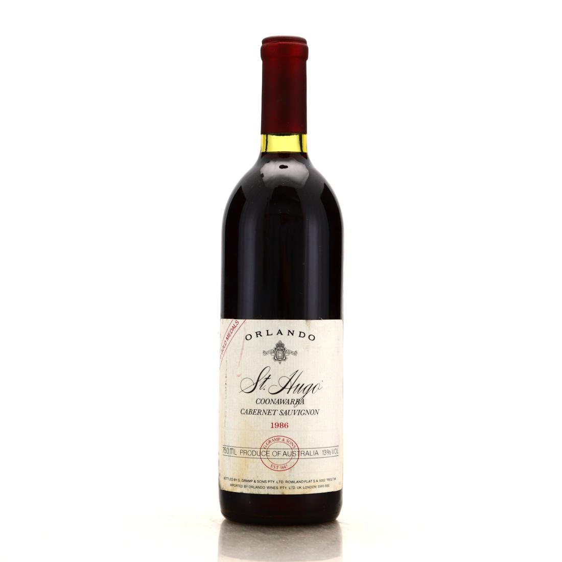 Image for Orlando St Hugo Cabernet Sauvignon 1986 Coonawarra