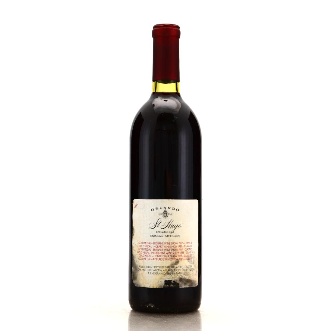 Image for Orlando St Hugo Cabernet Sauvignon 1986 Coonawarra
