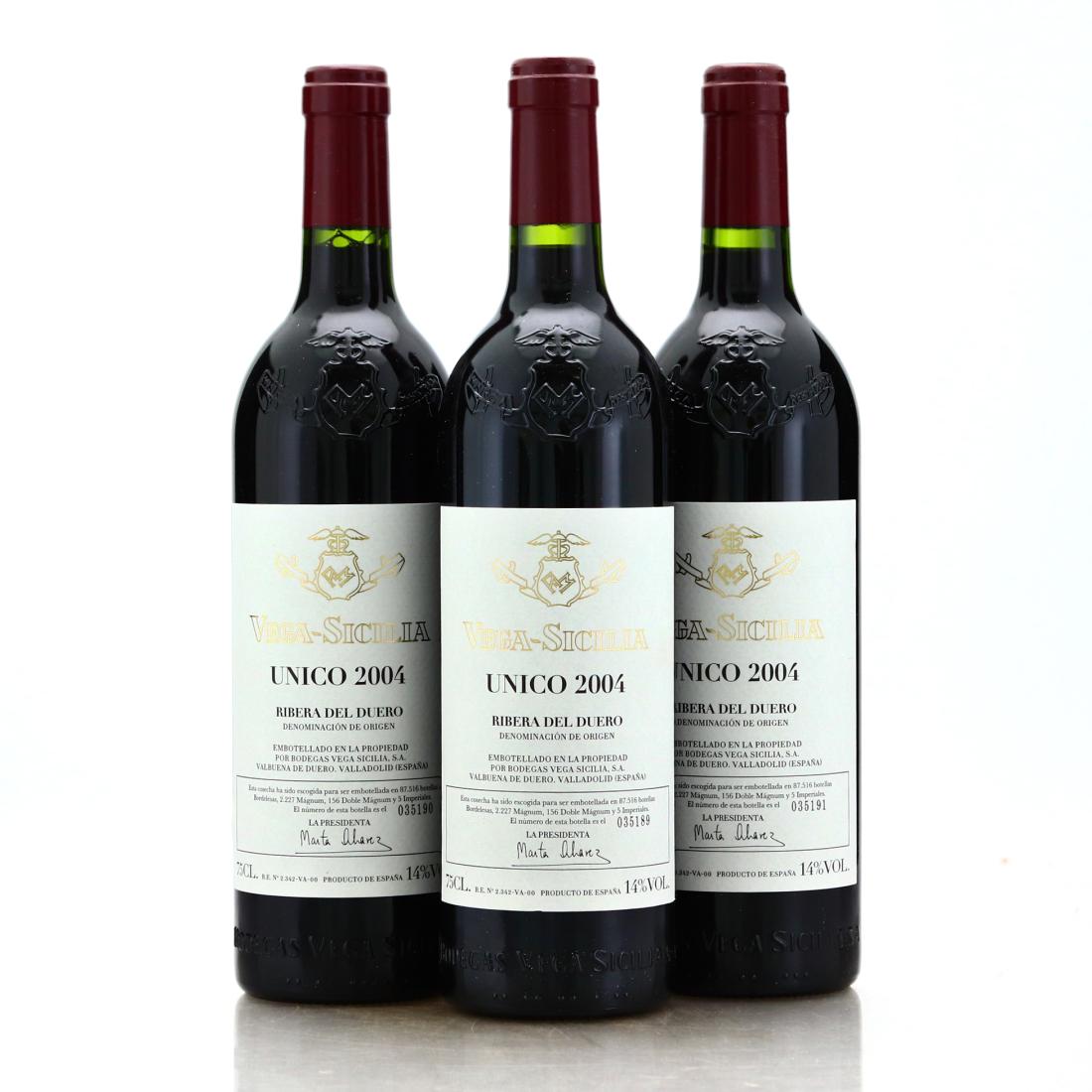 Image for Vega Sicilia Unico 2004 Ribera del Duero 3x75cl / OWC