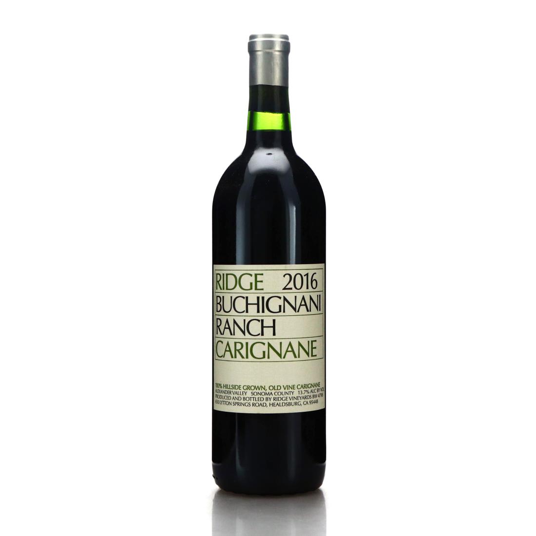 Ridge Buchignani Ranch Carignane 2016 Alexander Valley