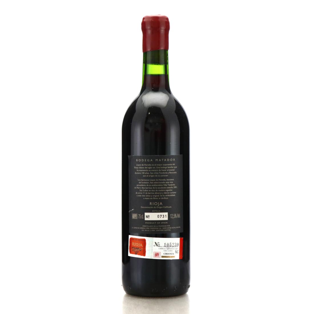 Image for Bodega Matador Parreno 2001 Rioja Crianza