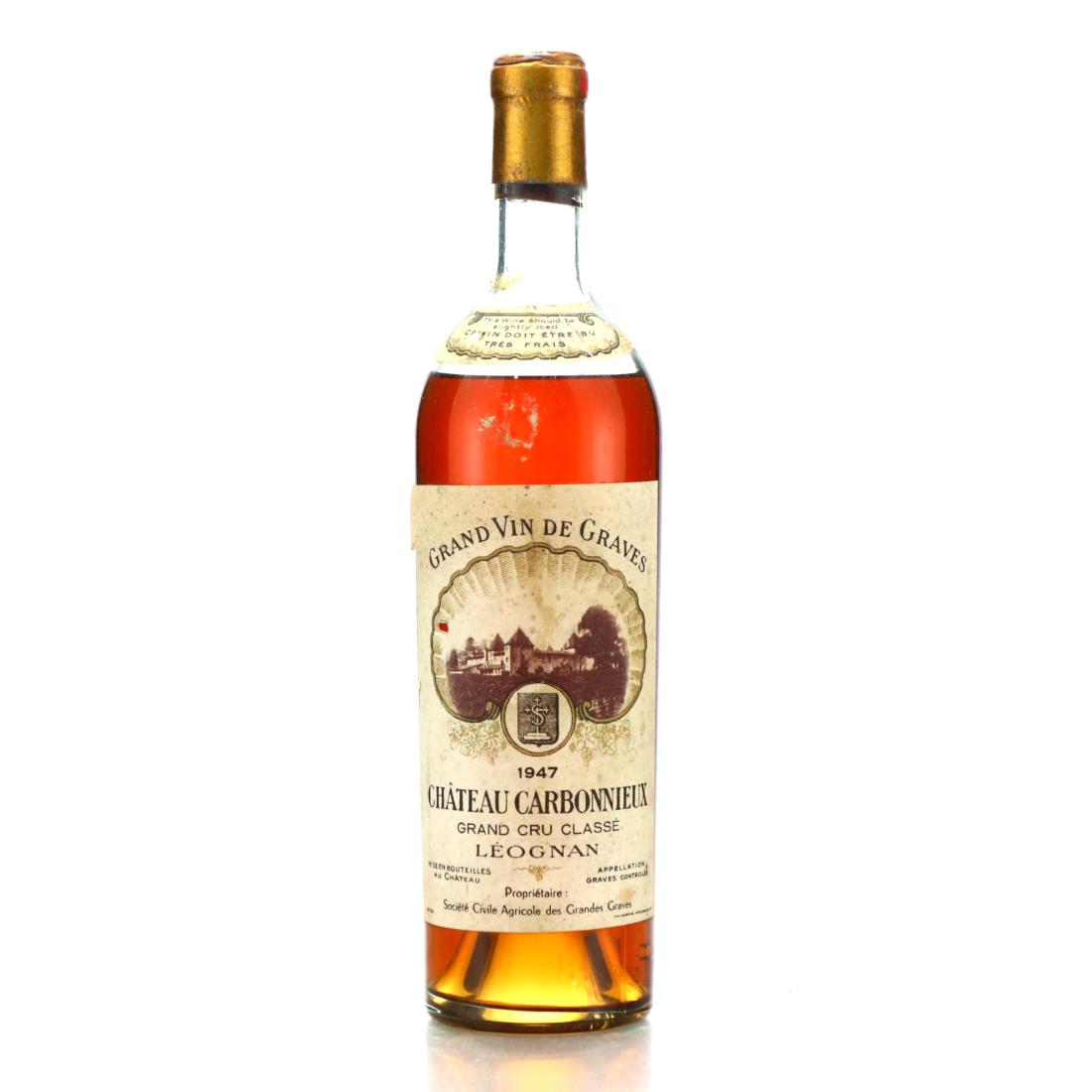 Image for Ch. Carbonnieux 1947 Graves Grand-Cru Blanc