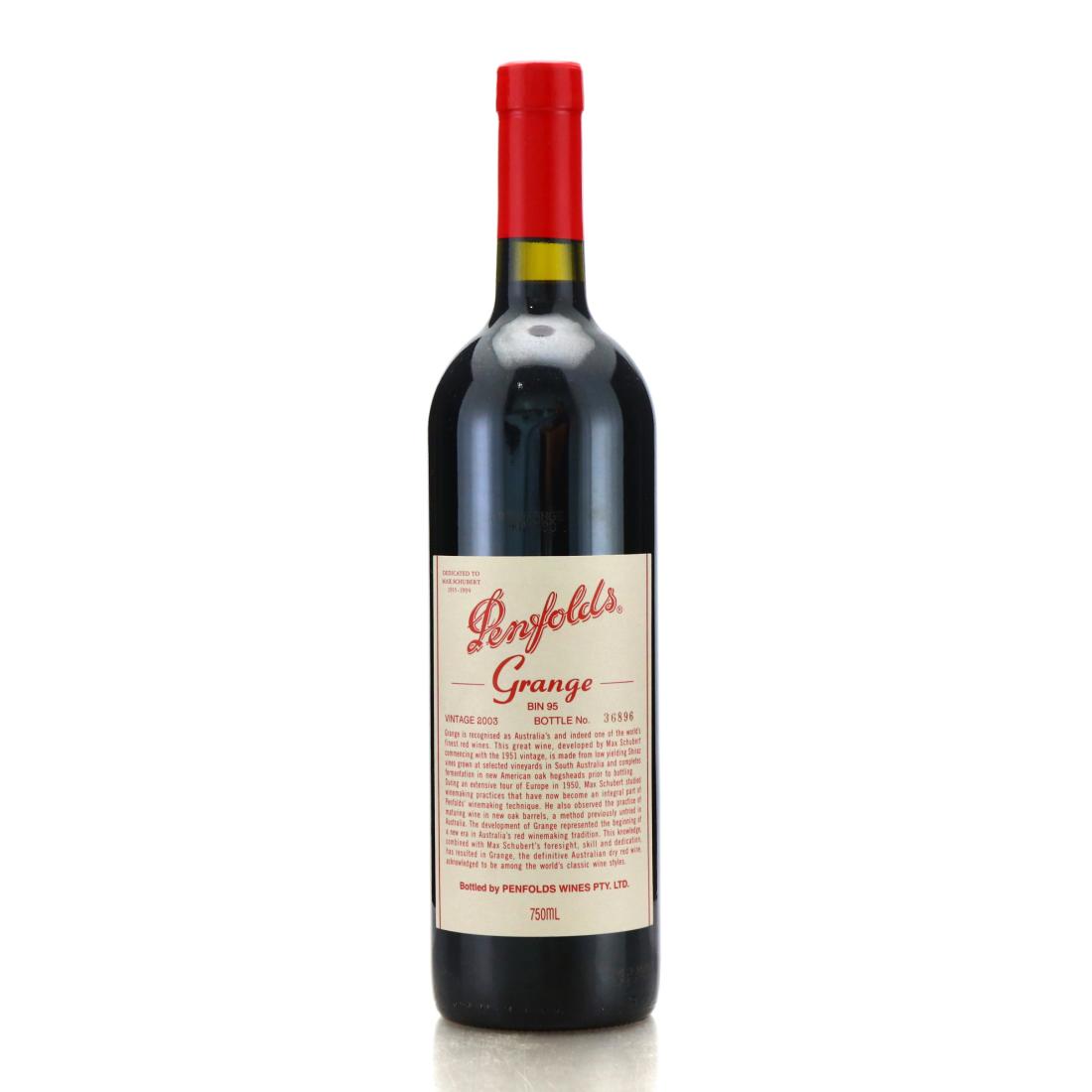 Image for Penfolds Grange Bin 95 2003