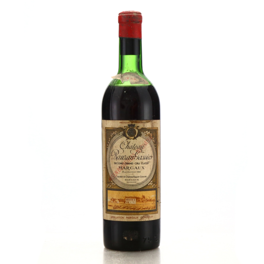 Ch. Rauzan-Gassies 1959 Margaux 2eme-Cru
