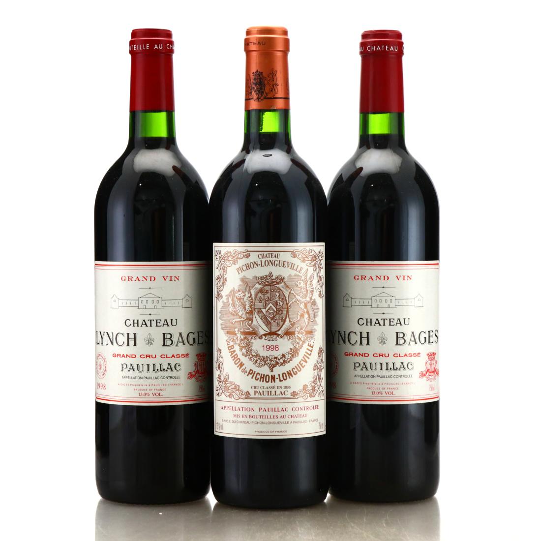 Image for Ch. Lynch-Bages & Ch. Pichon-Baron 1998 Pauillac