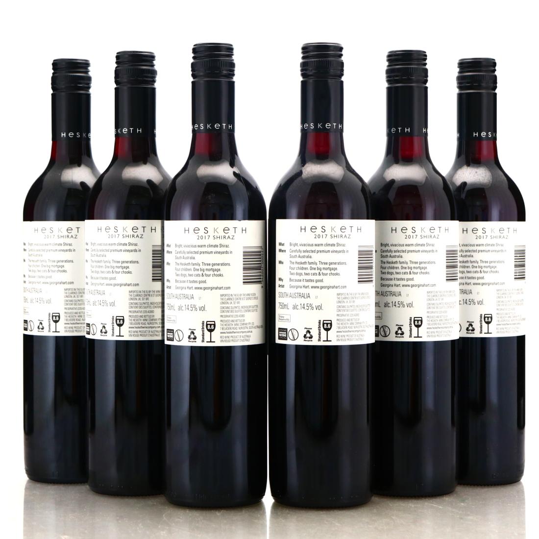 Image for Hesketh Shiraz 2017 South Australia