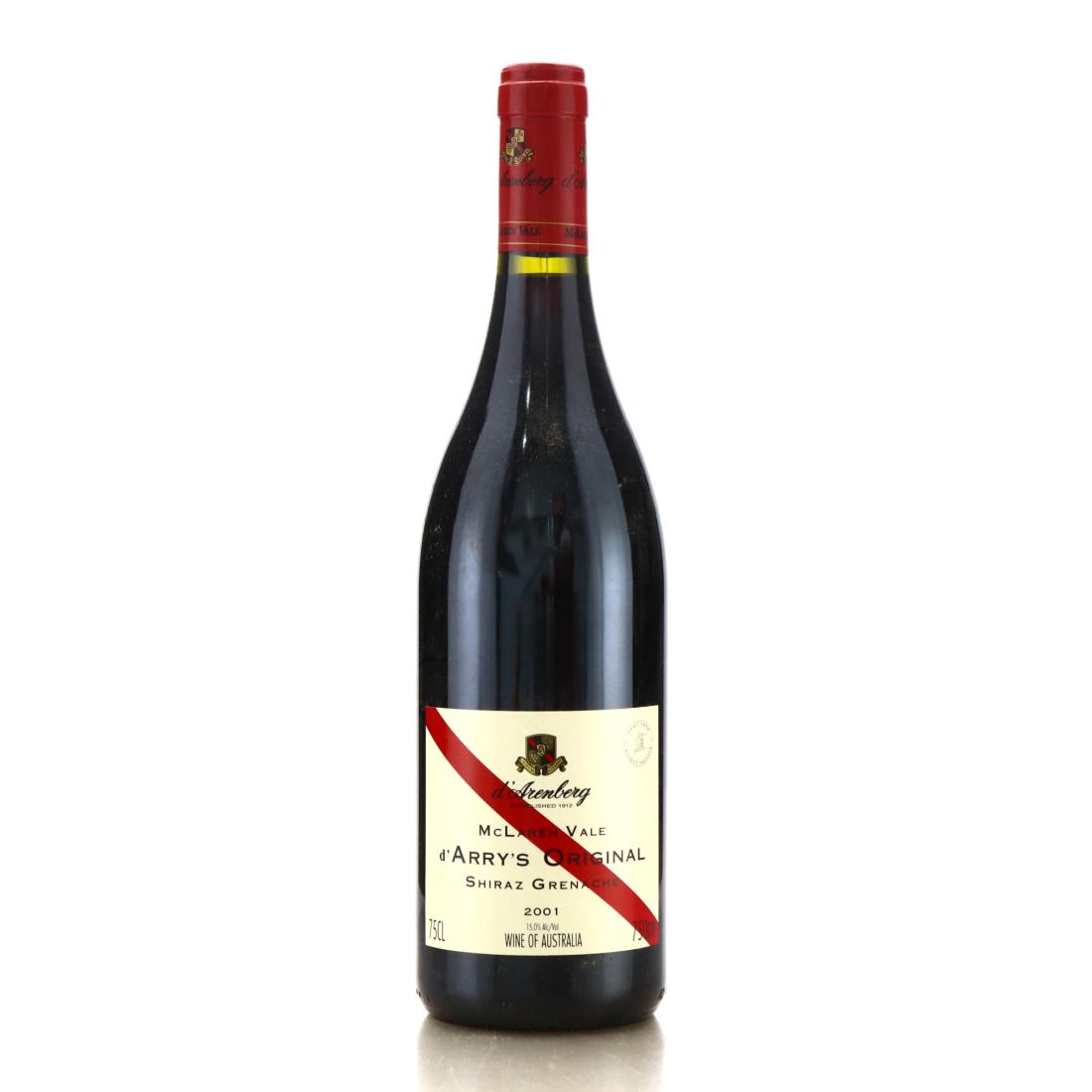 Image for D'Arenberg D'Arry's Original Shiraz Grenache 2001 McLaren Vale
