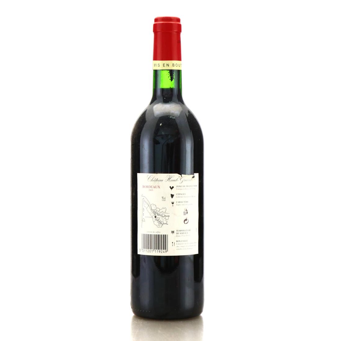 Image for Ch. Haut-Grava 2003 Bordeaux