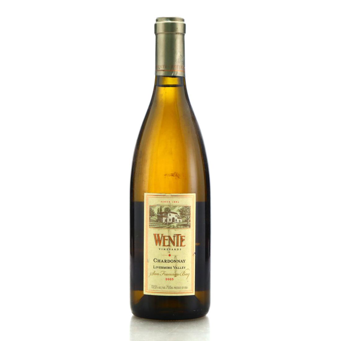 Image for Wente Chardonnay 2003 Livermore