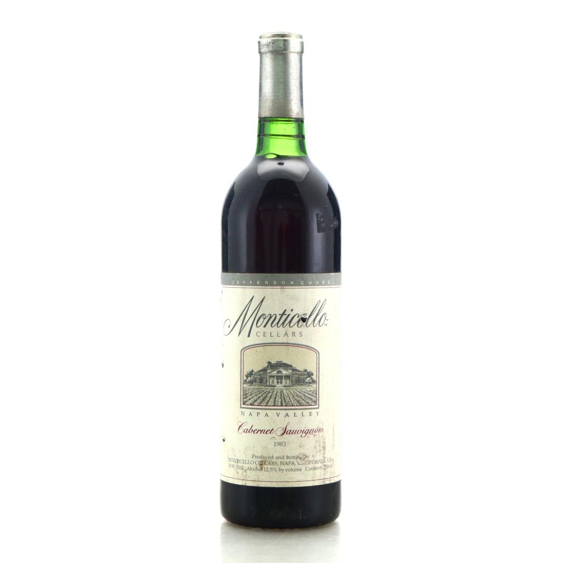 Image for Monticello Jefferson Cuvee Cabernet Sauvignon 1983 Napa