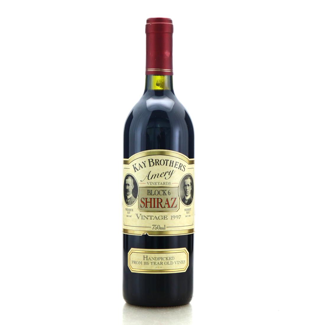 Image for Kay Brothers Amery Block 6 Shiraz 1997 McLaren Vale