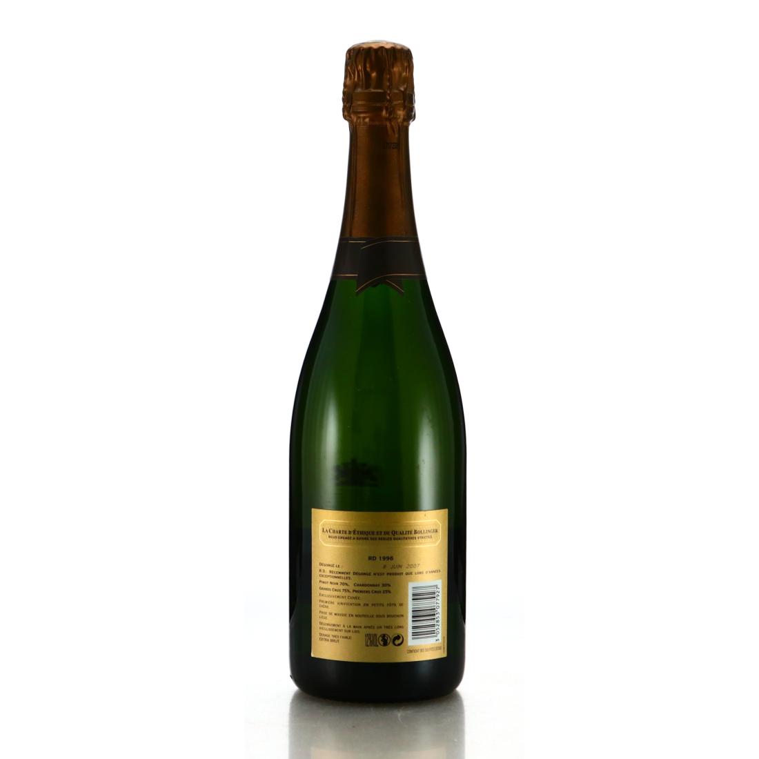 Image for Bollinger R.D. Extra Brut 1996 Vintage Champagne