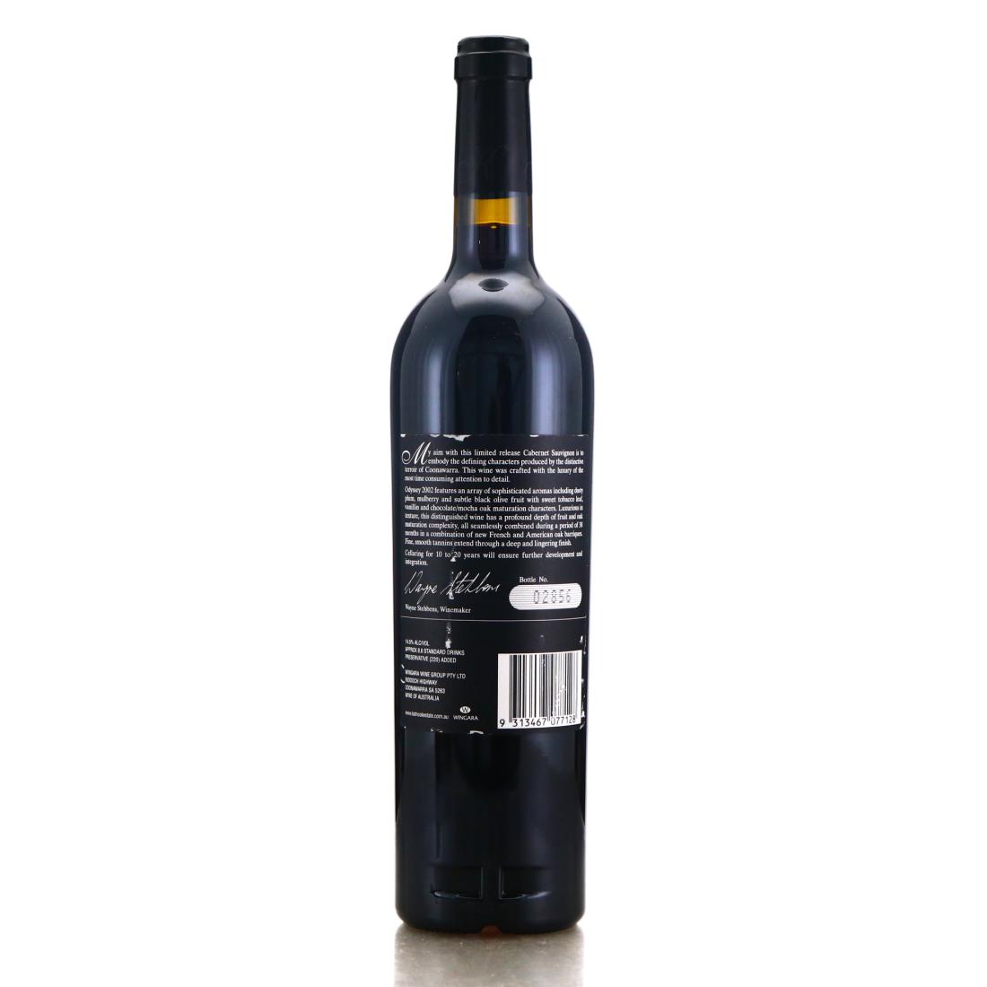 Image for Katnook Estate Odyssey Cabernet Sauvignon 2002 Coonawarra