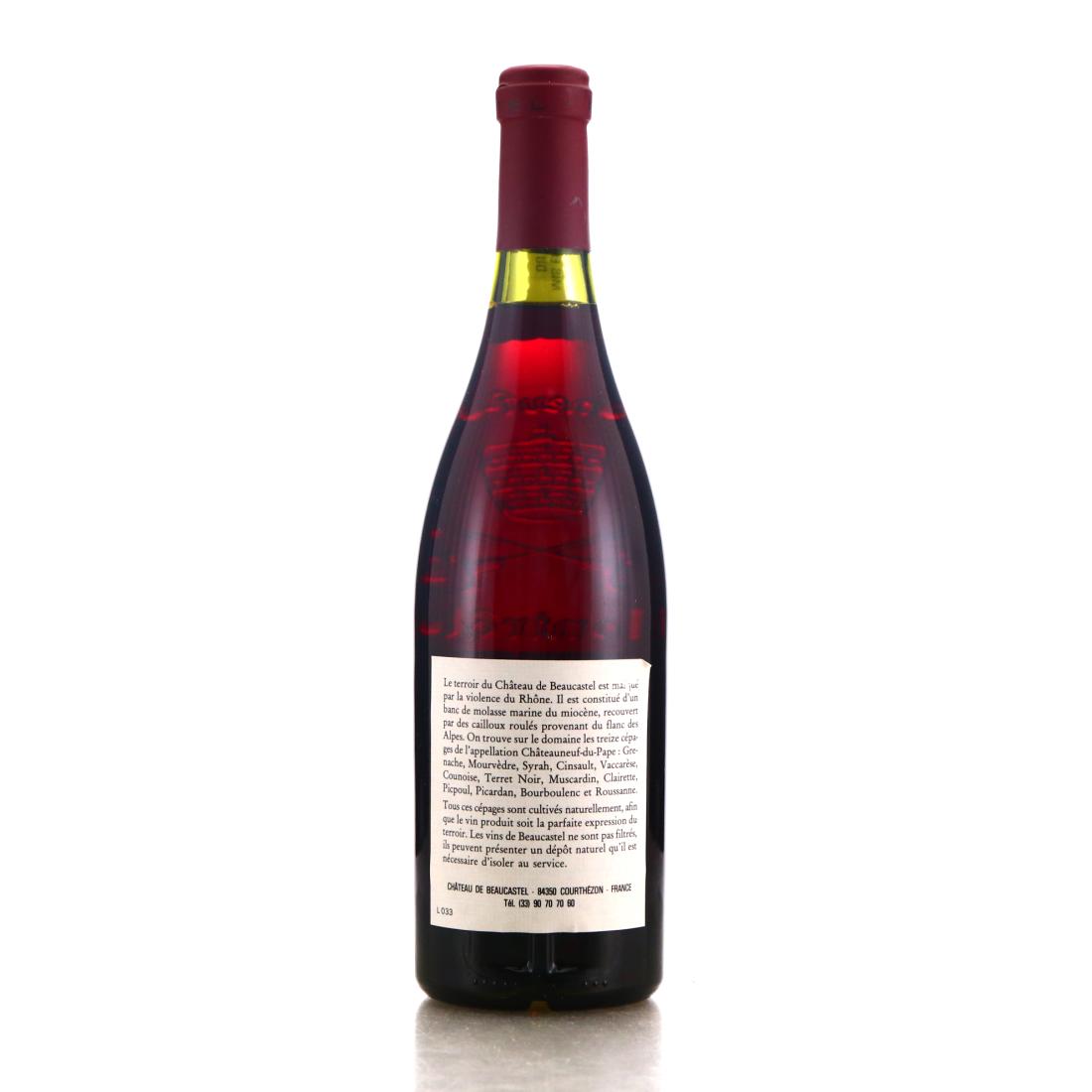Image for Ch. De Beaucastel 1989 Chateauneuf-Du-Pape