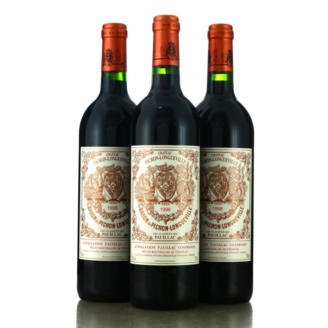 Ch. Pichon-Baron 1998 Pauillac 2eme-Cru 3x75cl