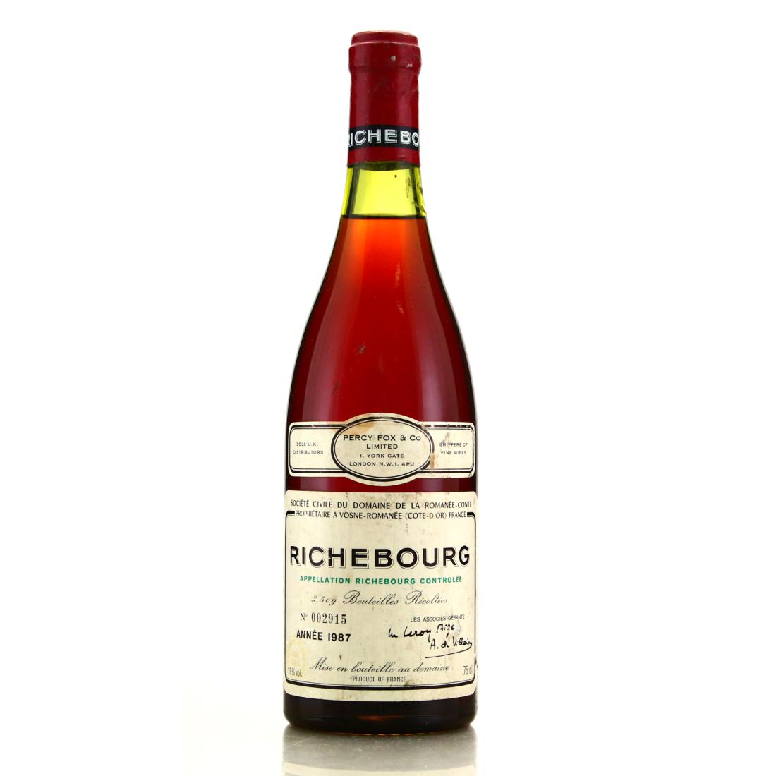 Image for Dom. De La Romanée-Conti 1987 Richebourg Grand-Cru