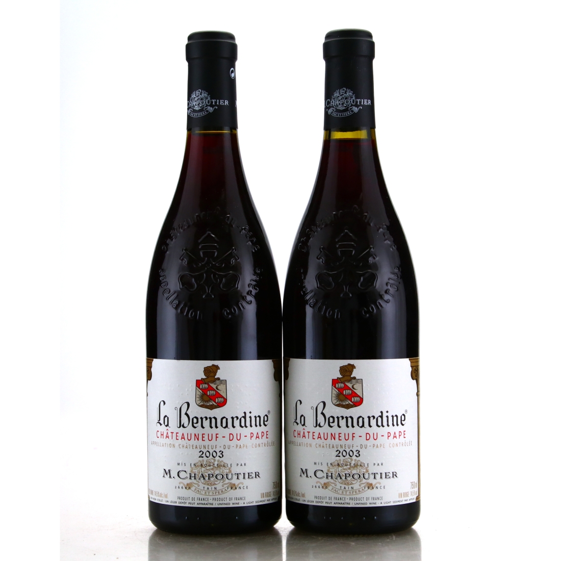 M.Chapoutier Bernardine 2003 Chateauneuf-Du-Pape 2x75cl