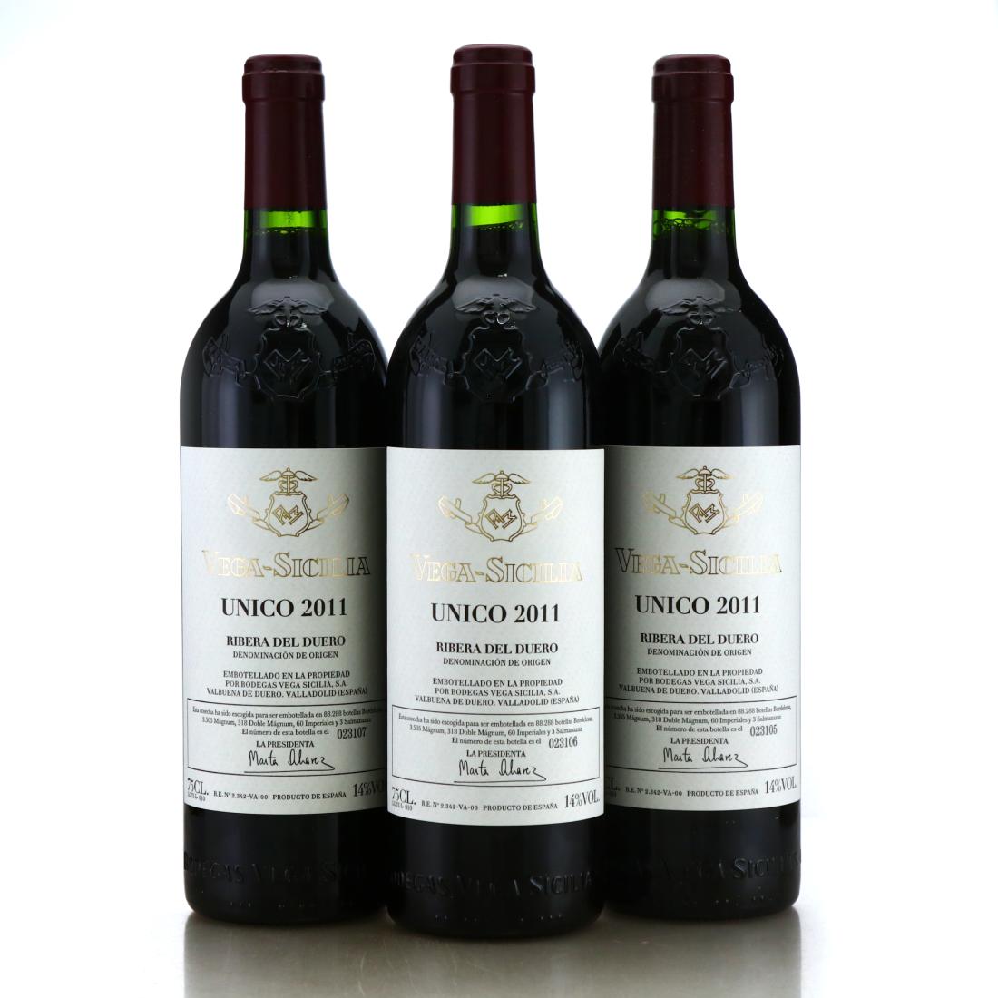 Image for Vega Sicilia Unico 2011 Ribera del Duero 3x75cl / OWC