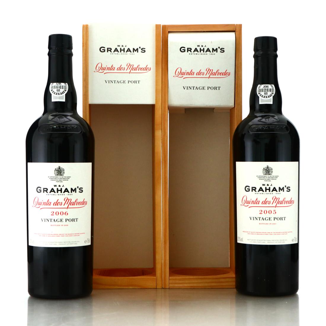 Image for Graham's Malvedos 2005 & 2006 Vintage Port