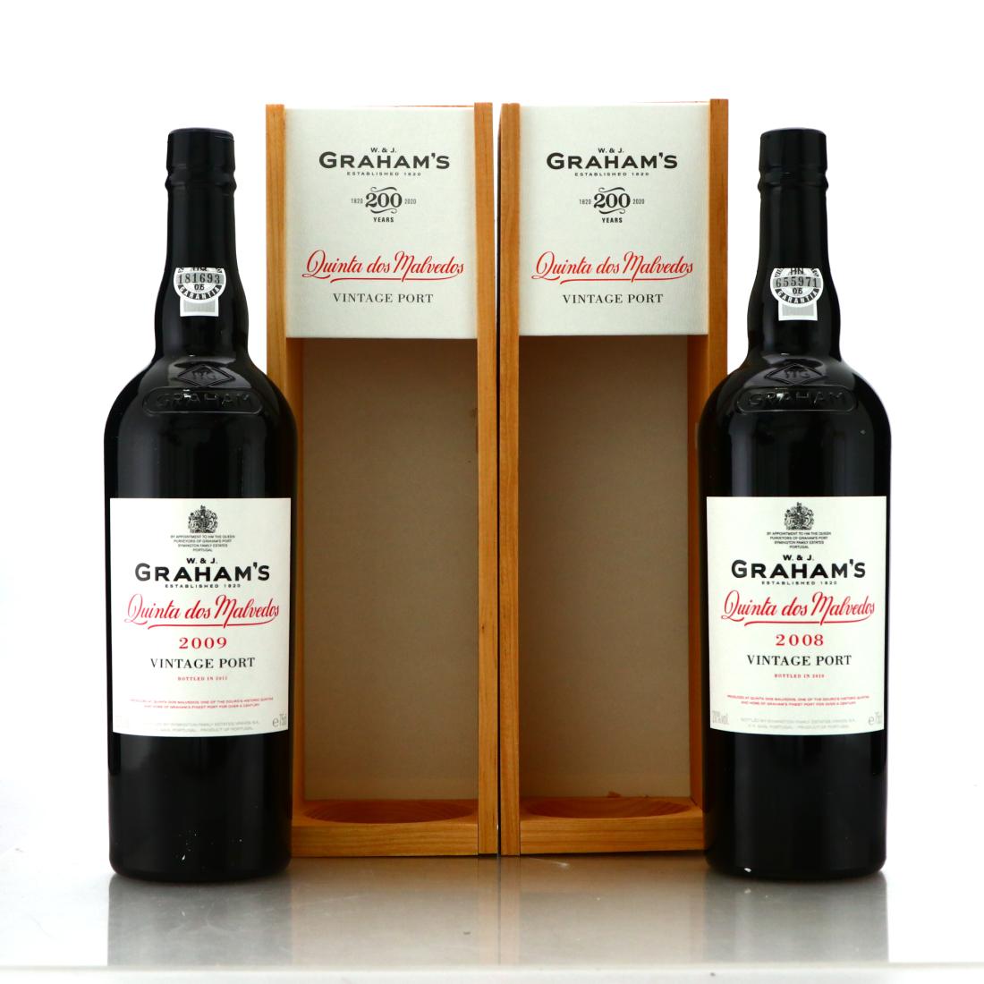 Image for Graham's Malvedos 2008 & 2009 Vintage Port