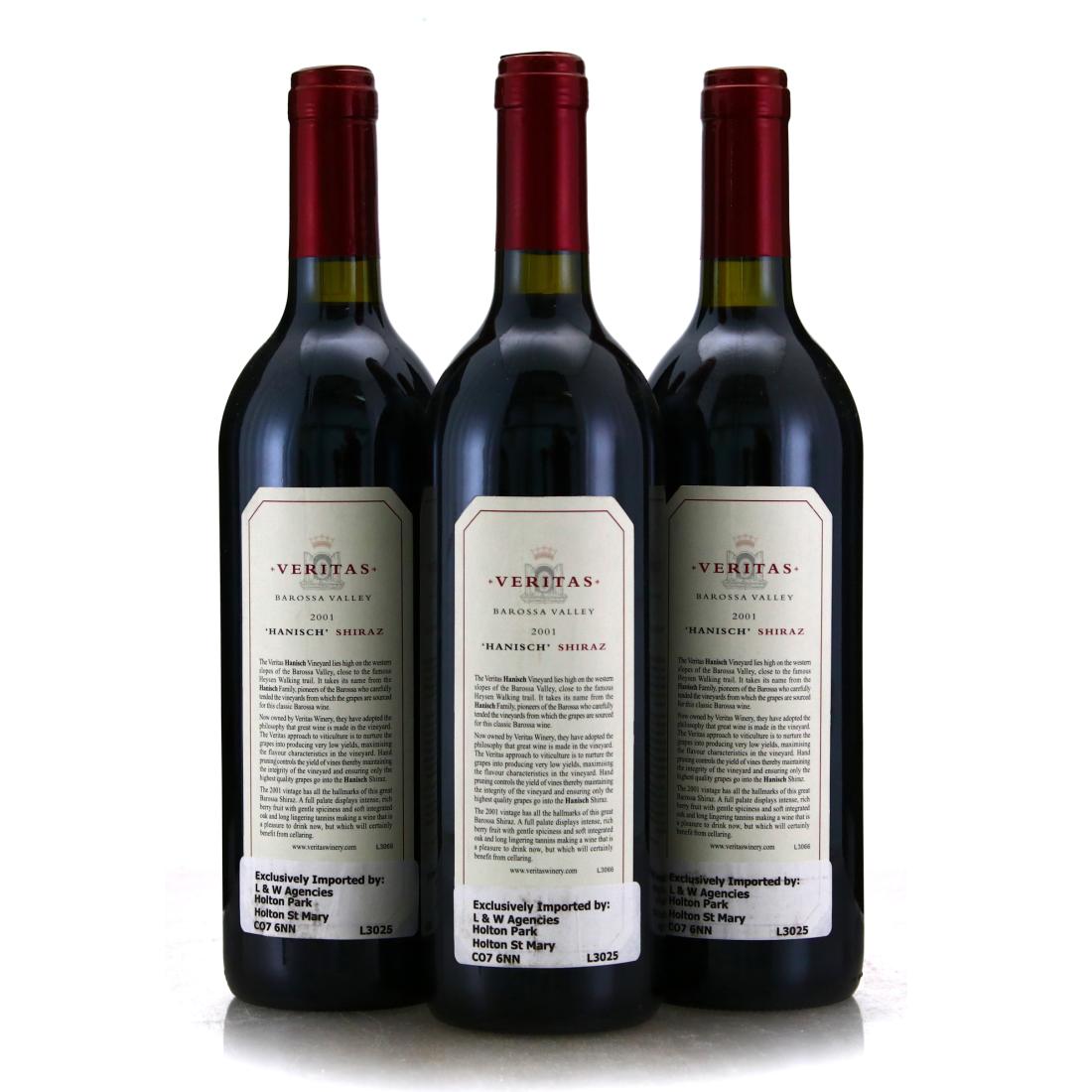 Image for Veritas Hanisch Shiraz 2001 Barossa