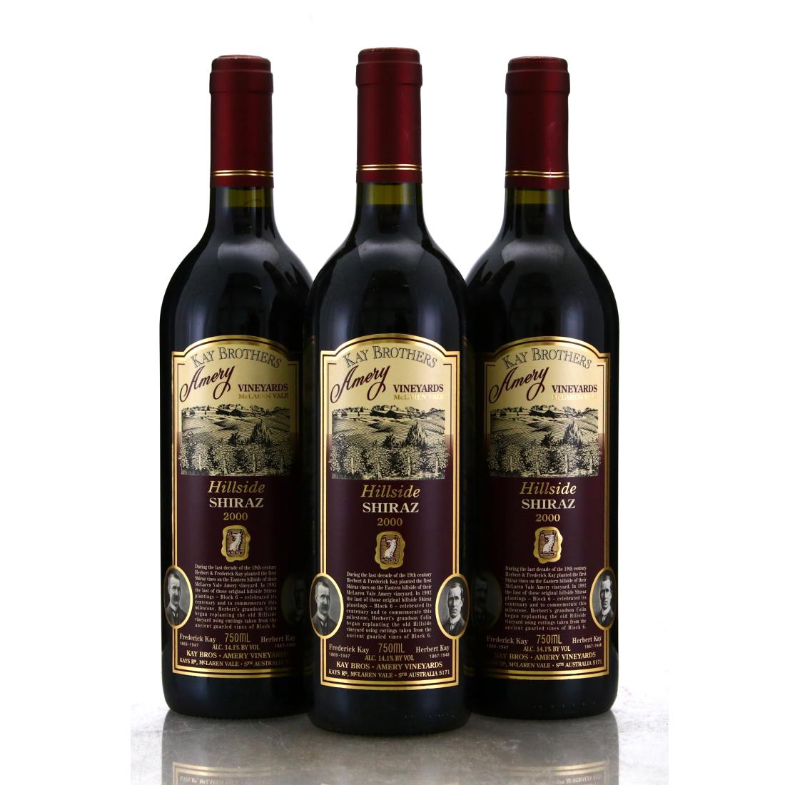 Image for Kay Brothers Amery Hillside Shiraz 2000 McLaren Vale