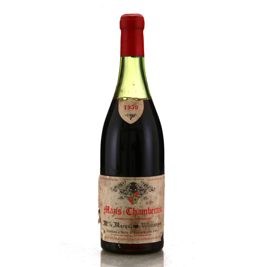 Image for Marquis de Villeranges 1959 Mazis-Chambertin Grand-Cru