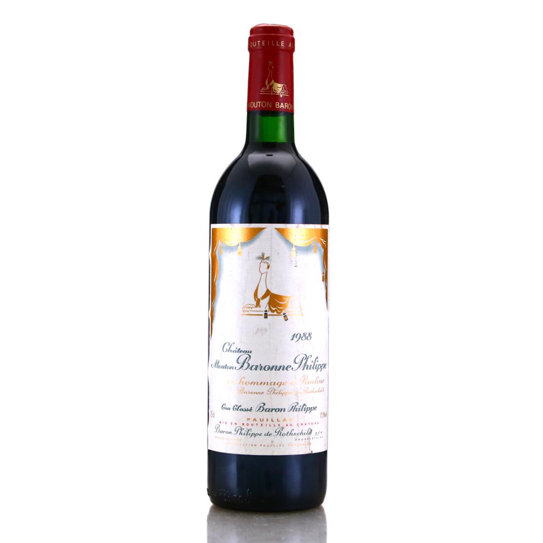Image for Ch. Mouton Baronne Philippe 1988 Pauillac 5eme-Cru