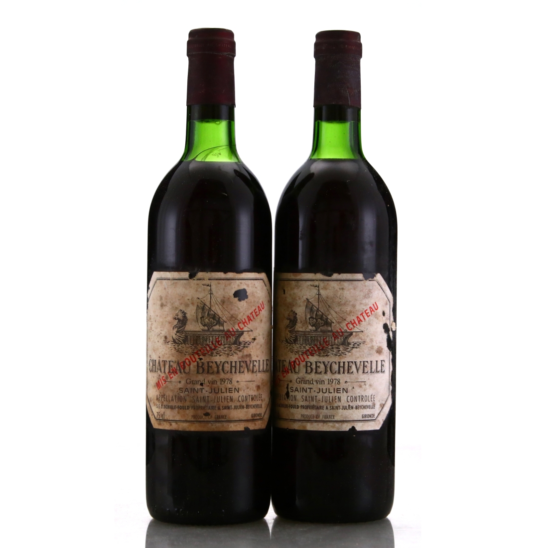 Ch. Beychevelle 1978 St-Julien 4eme-Cru 2x75cl