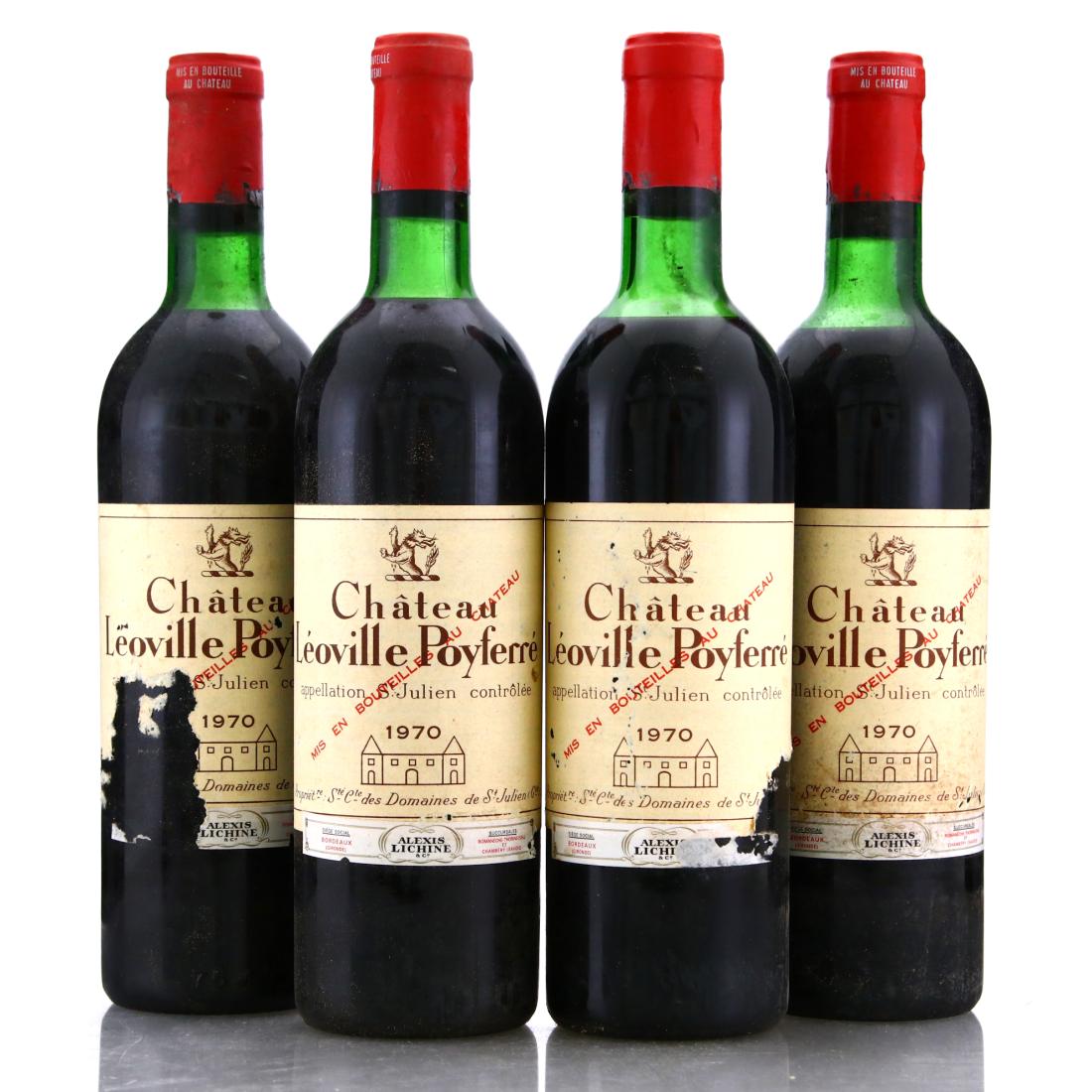 Ch. Leoville Poyferre 1970 St-Julien 2eme-Cru 4x75cl