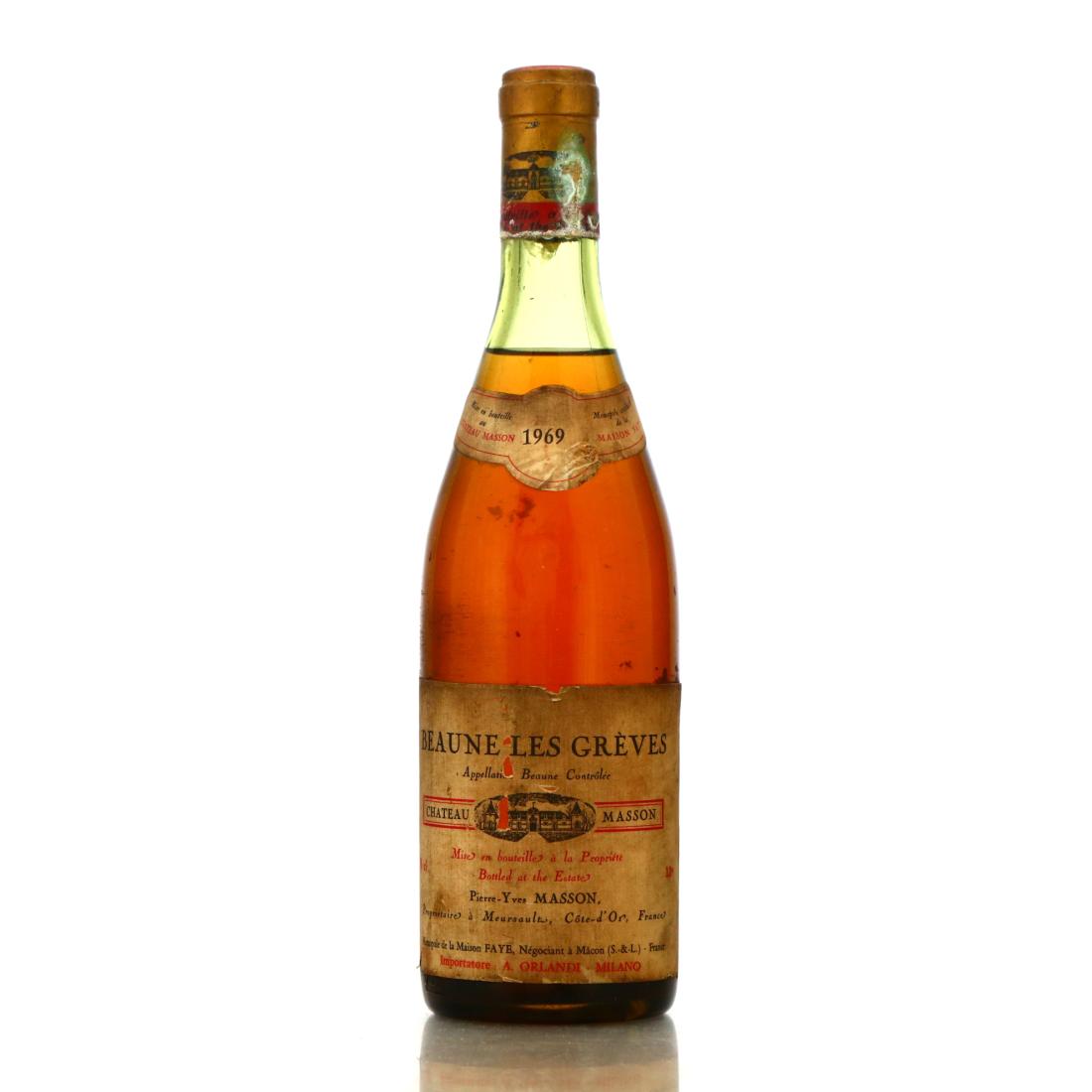Image for Ch. Masson Les Greves 1969 Beaune 1er-Cru