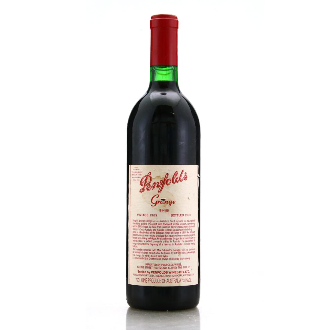 Image for Penfolds Grange Bin 95 1989